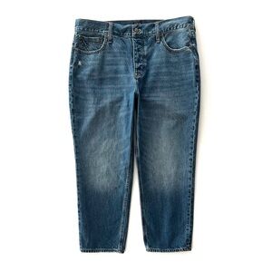 J. Crew Factory Petite Premium Edition Straight Jean with Button Fly Size 33P